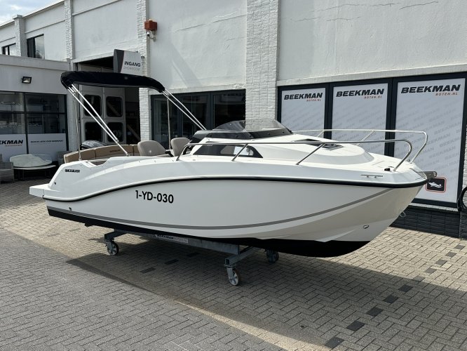 Quicksilver 555 cabin inclusief Mercury F100 ELPT EFI / BJ: 2019