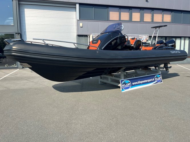 Grand Ribs Grand G850L zwart met 2 x Mercury 200 pk V6 DEMO-AANBIEDING!