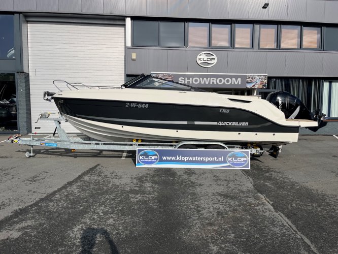 Quicksilver 755 Bowrider met een Mercury Verado 255 pk uit bouwjaar 2018.